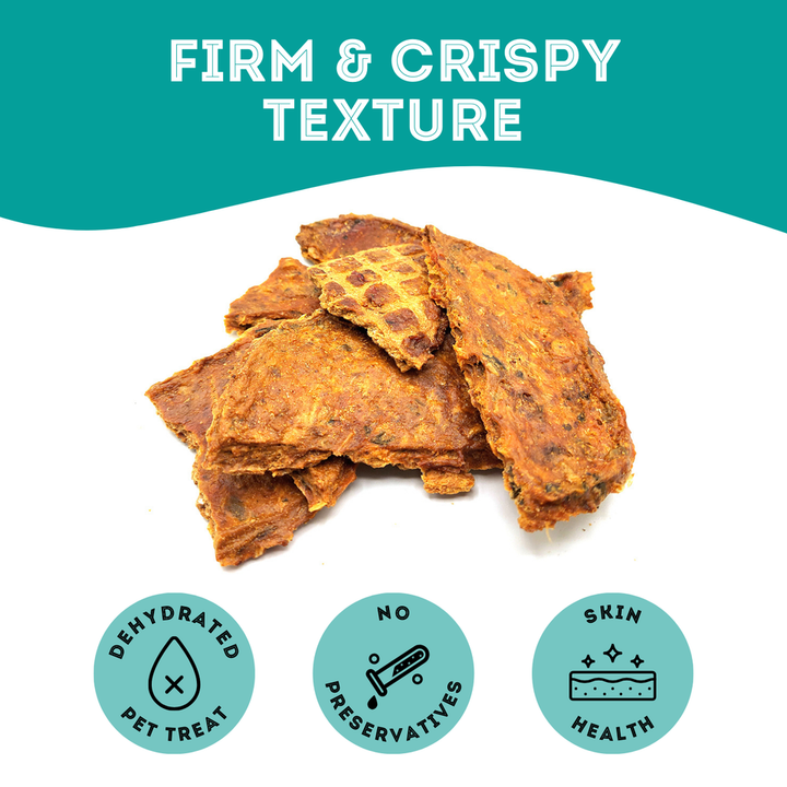 Premium Dehydrated Protein Salmon & Sweet Potato Treat For Dogs & Cats