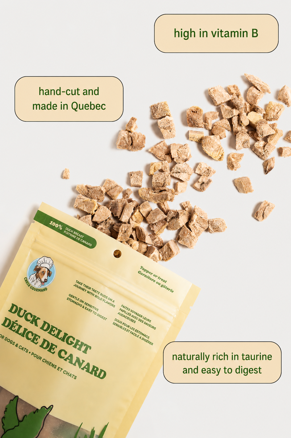 Freeze-Dried Duck Meat