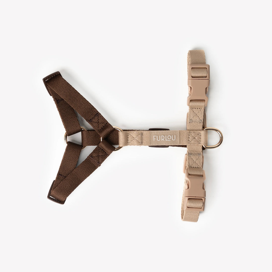 Dog Harness | Brown and Tan