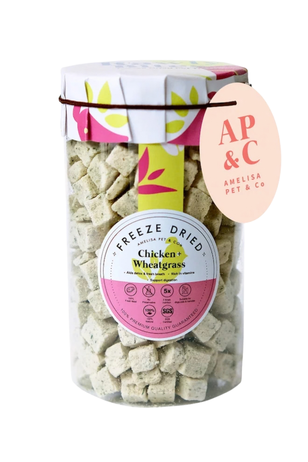 Rawly Bites | Freeze-Dried Chicken & Wheatgrass