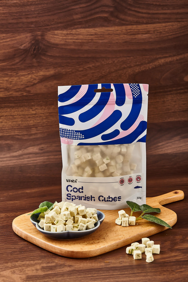 Freeze Dried Cod & Spinach Cubes