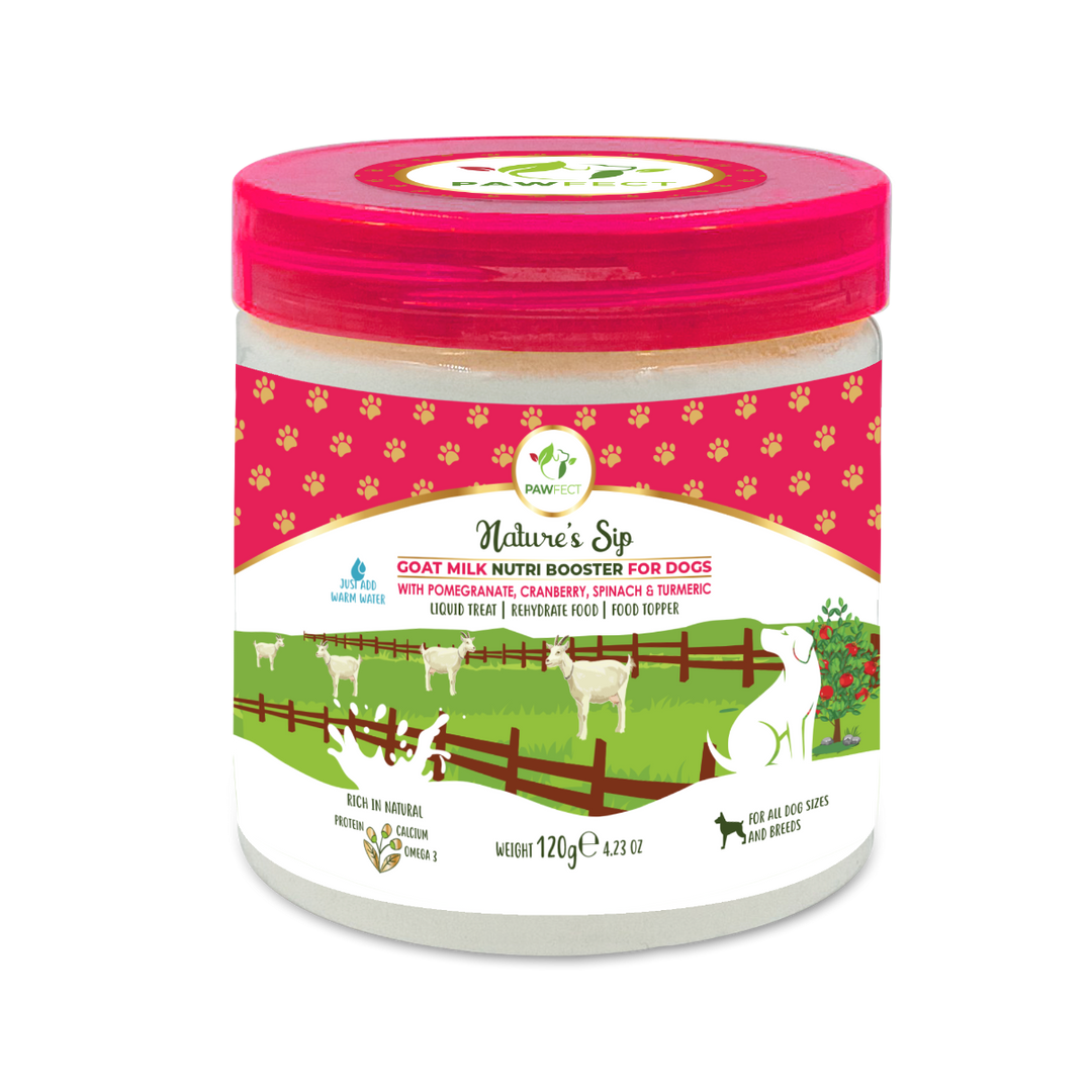 Goat Milk Powder with Pomegranate & Cranberries