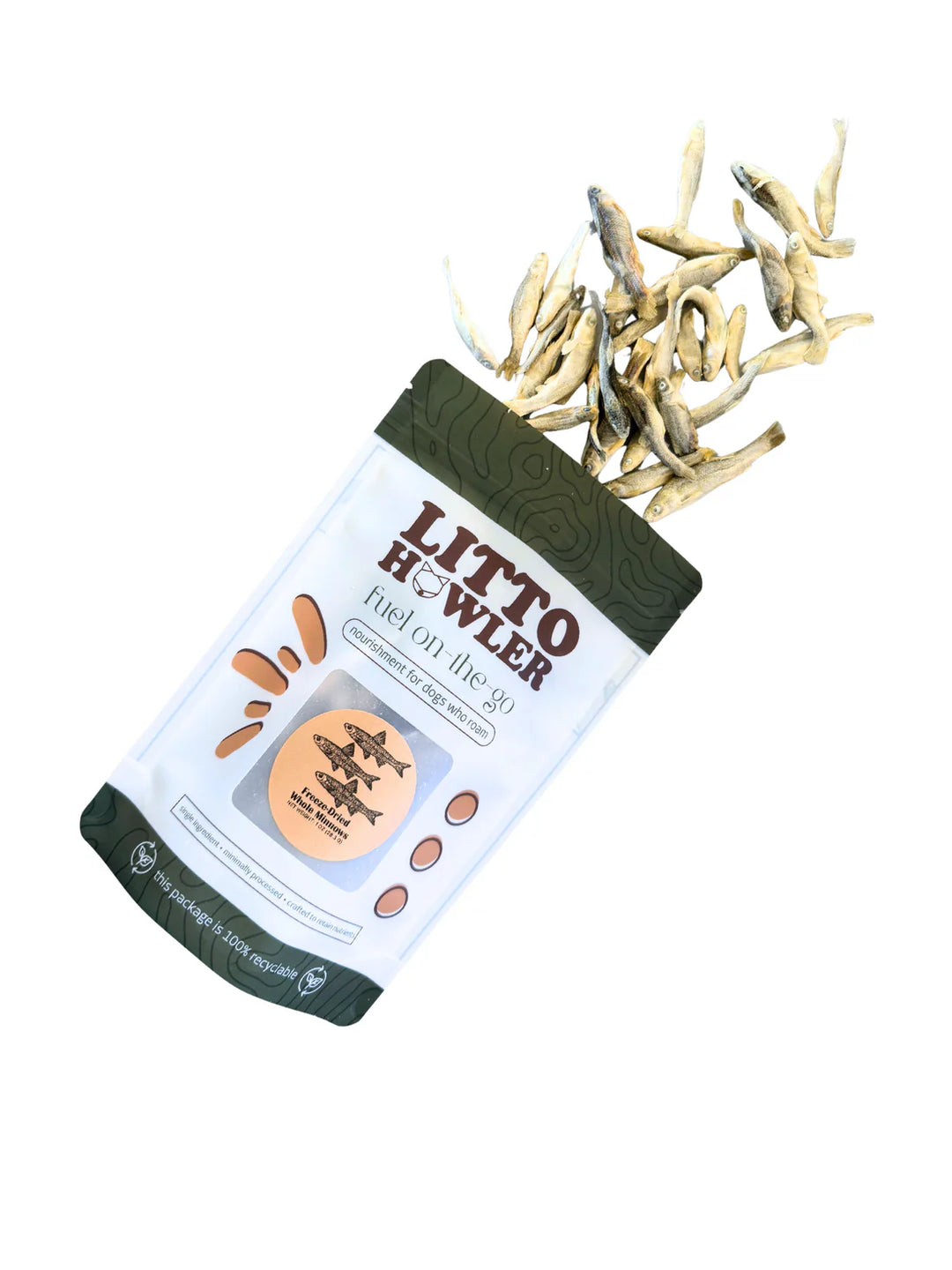 Freeze-Dried Whole Minnows | Litto Howler