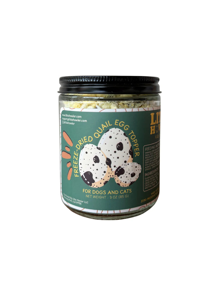 Freeze-Dried Quail Egg Topper | Litto Howler