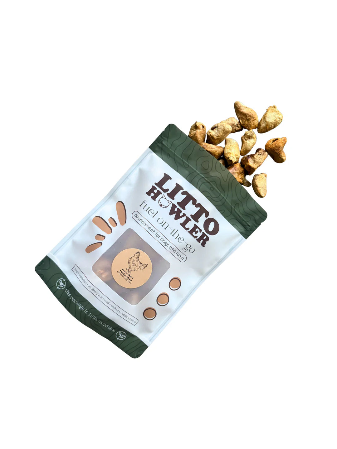 Freeze-Dried Chicken Heart | Litto Howler