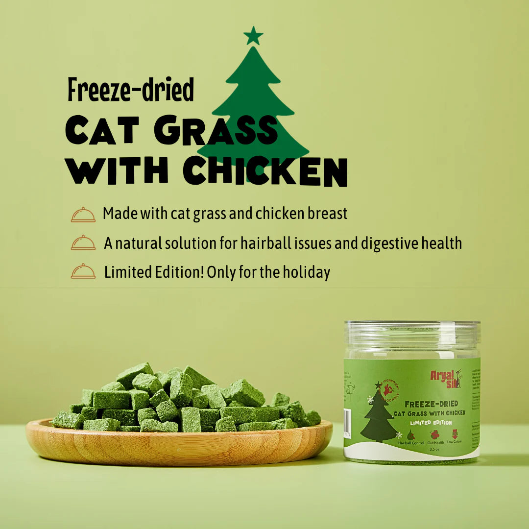 Freeze-Dried Cat Grass - Limited Edition