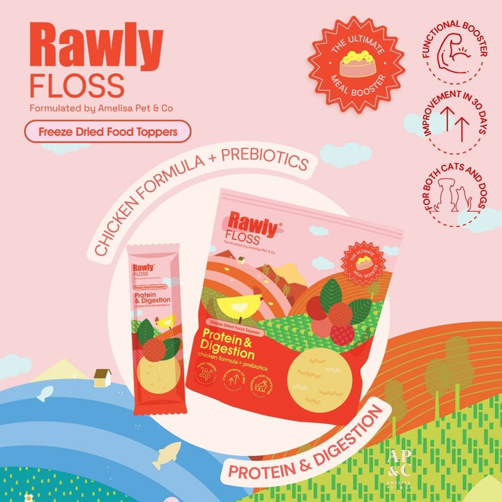 Rawly Floss Functional Topper | Protein & Digestion