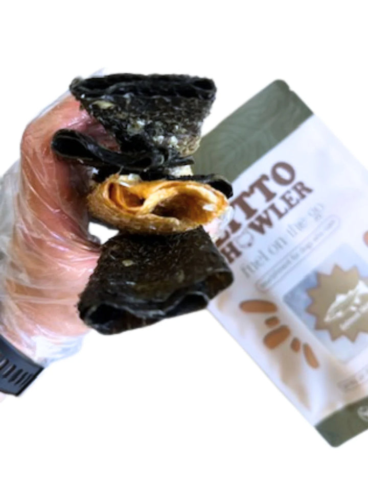 Freeze-Dried Salmon Skin Rolls | Litto Howler