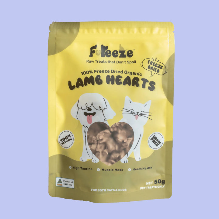 Freeze Dried Organic Lamb Heart