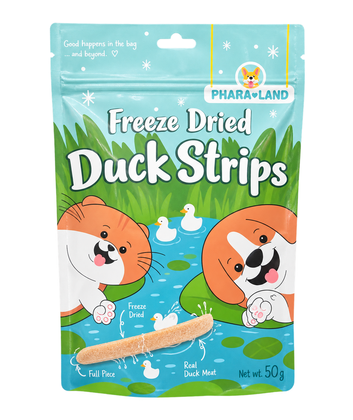 Freeze-Dried Duck Strips | Pharaland