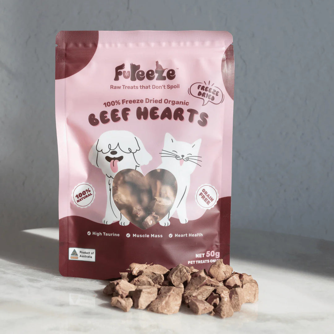 Freeze Dried Organic Beef Heart