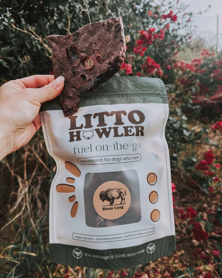 Dehydrated Bison Lung | Litto Howler