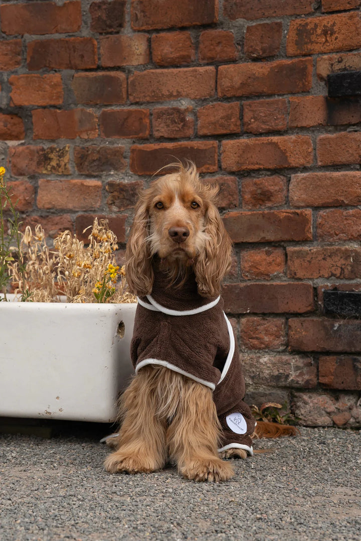 Dog Drying Coat | Espresso