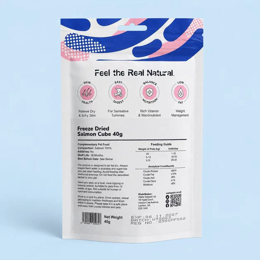 Freeze Dried Salmon Cubes