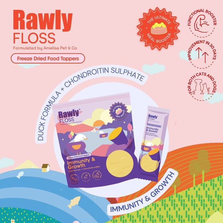 Rawly Floss Functional Topper | Immunity & Growth