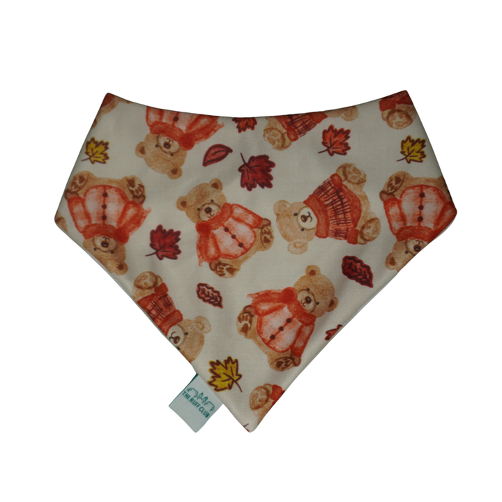 Falling for Teddy | Reversible Bandana Collection