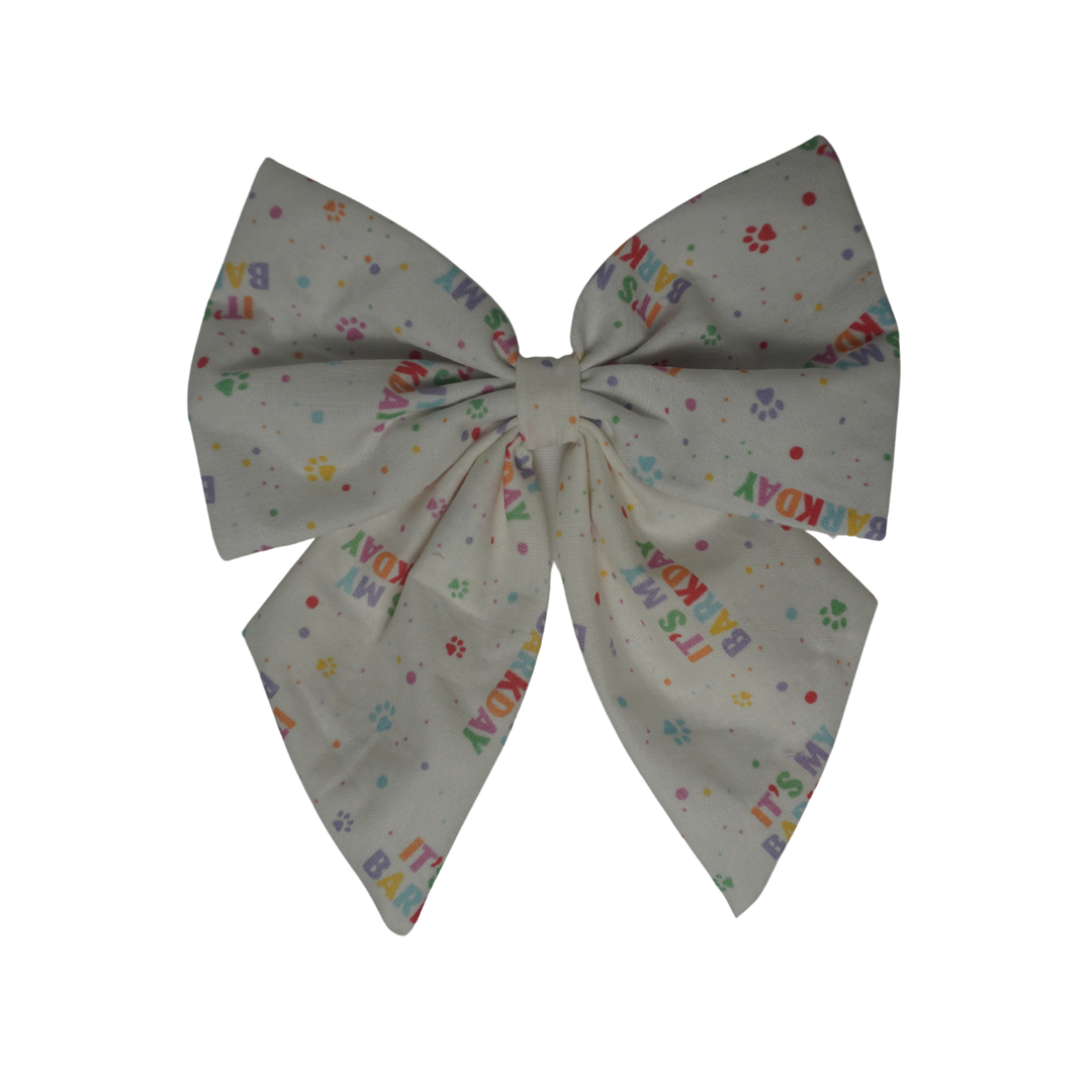 It's My Barkday | Handmade Sailor Bow