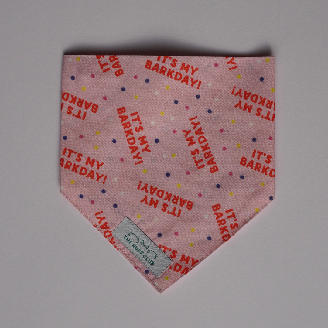 Pink Gotcha Day | Pet Bandana Collection