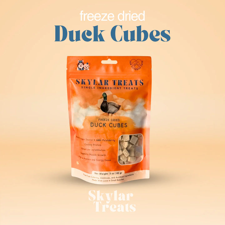 Freeze Dried Duck Cubes
