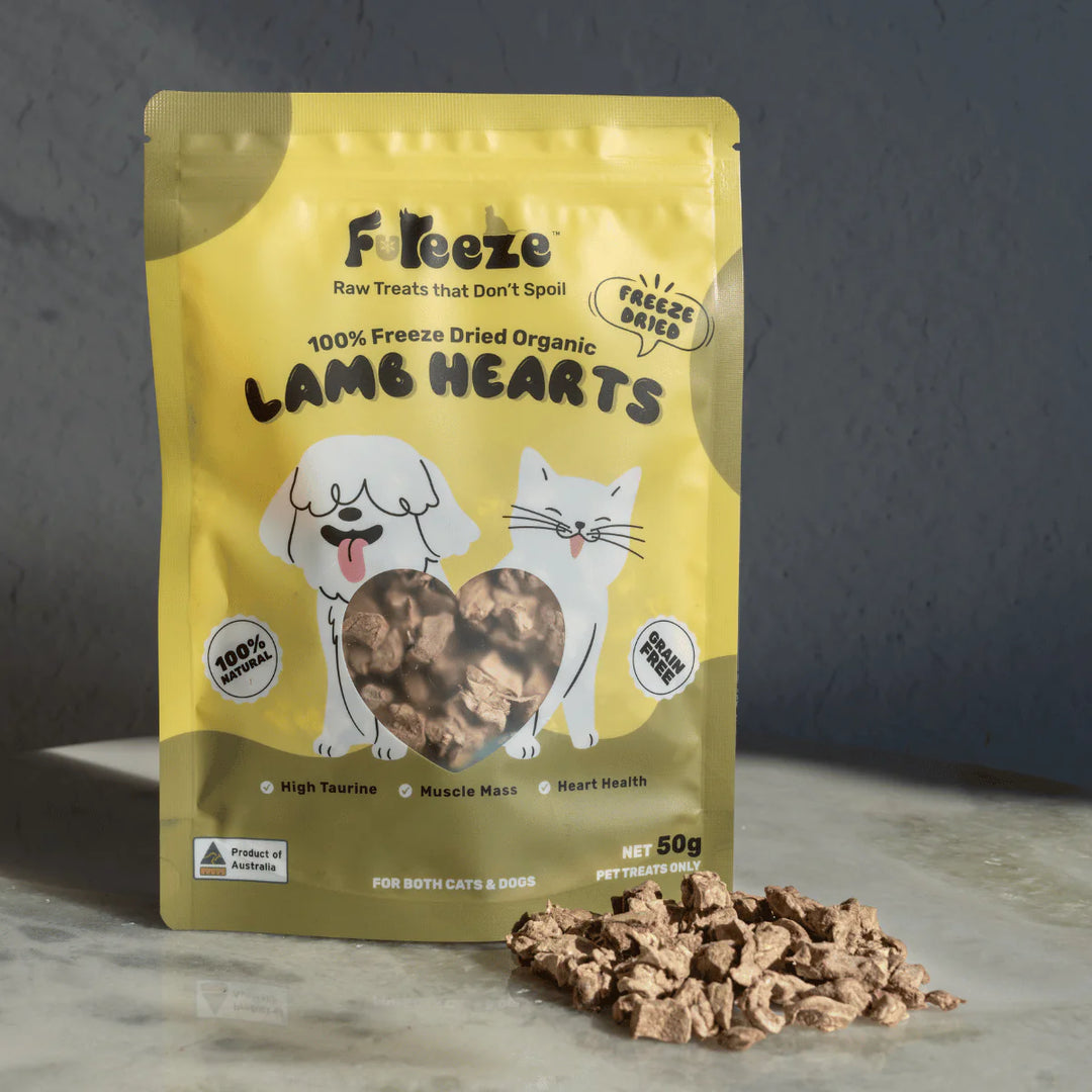 Freeze Dried Organic Lamb Heart