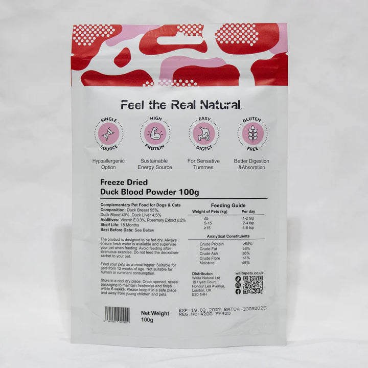 Freeze Dried Duck Blood Powder