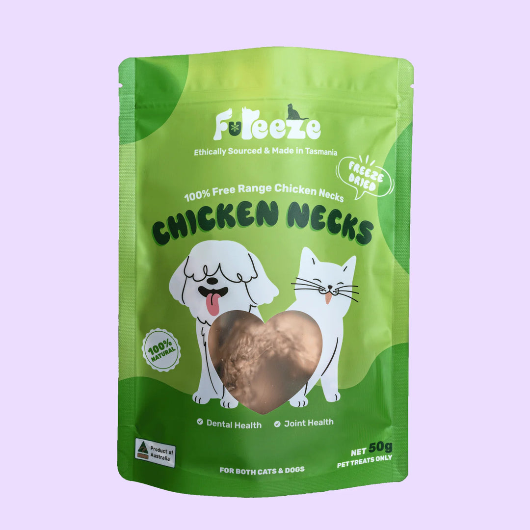 Freeze Dried Free Range Chicken Necks