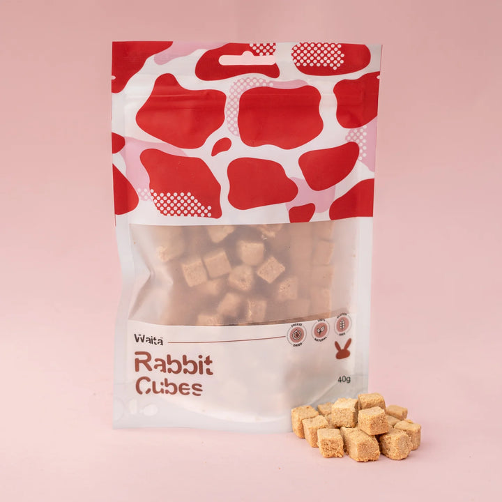 Freeze Dried Rabbit Cubes | Waita Pets