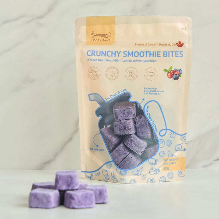 Crunchy Smoothie Bites | Mixed Berry