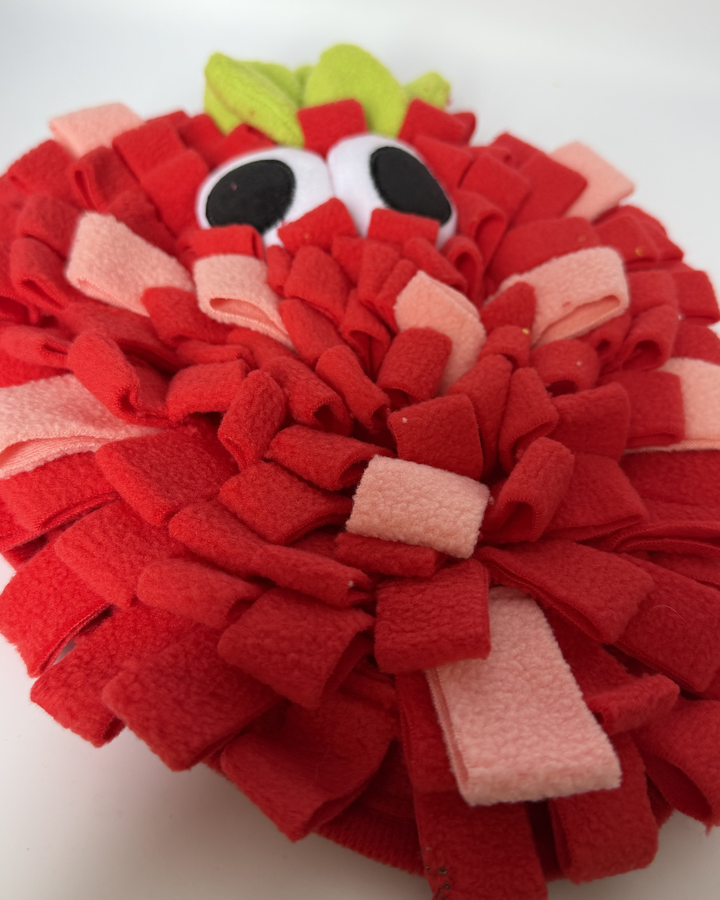 Red Strawberry Snuffle Mat