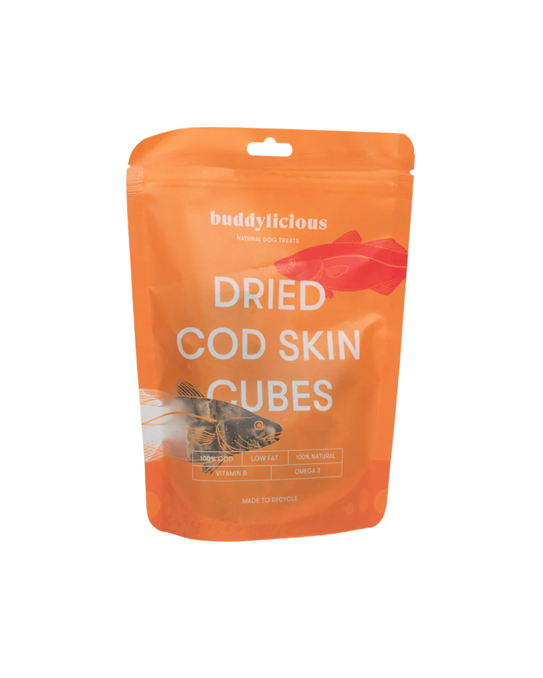 Dried Cod Skin Cubes