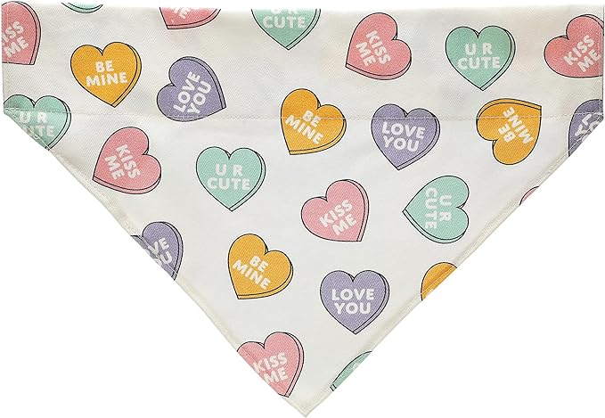 Pearhead Candy Hearts Pet Bandana - M/L