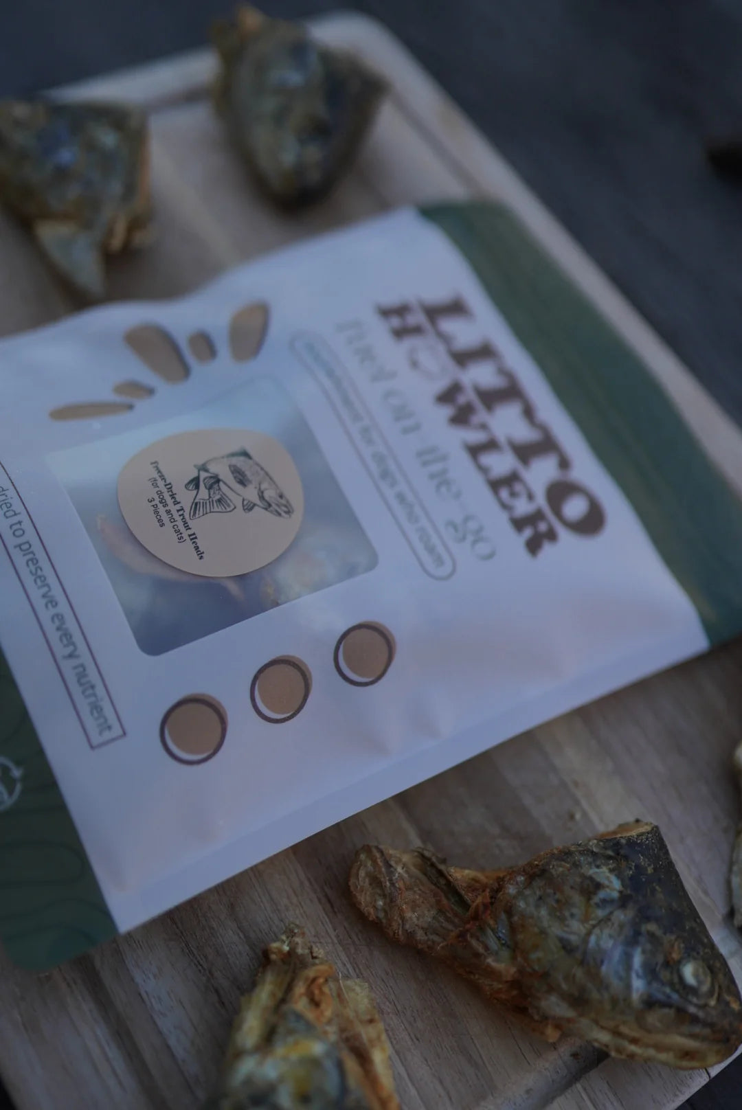 Freeze-Dried Trout Heads | Litto Howler