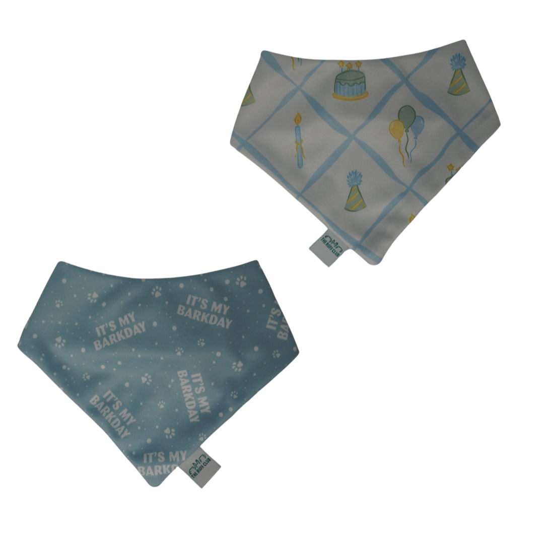 Blue Birthday | Reversible Bandana Collection