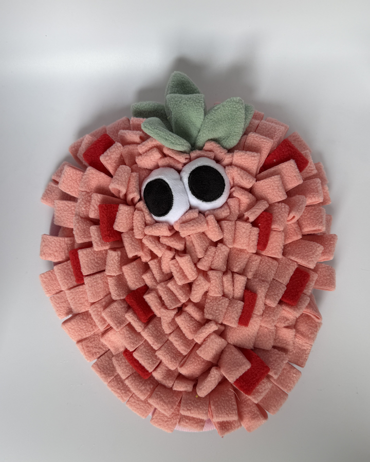 Pink Strawberry Snuffle Mat