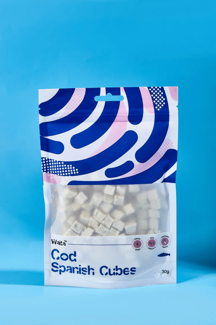 Freeze Dried Cod & Spinach Cubes