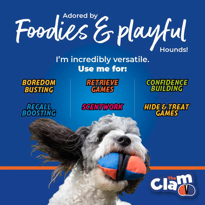 The Clam - Treat Dispensing Dog Toy