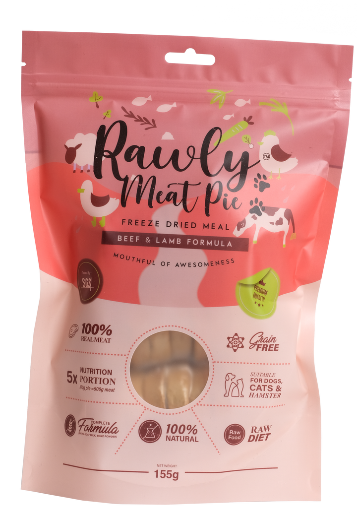 Rawly Meat Pie | Beef & Lamb Formula