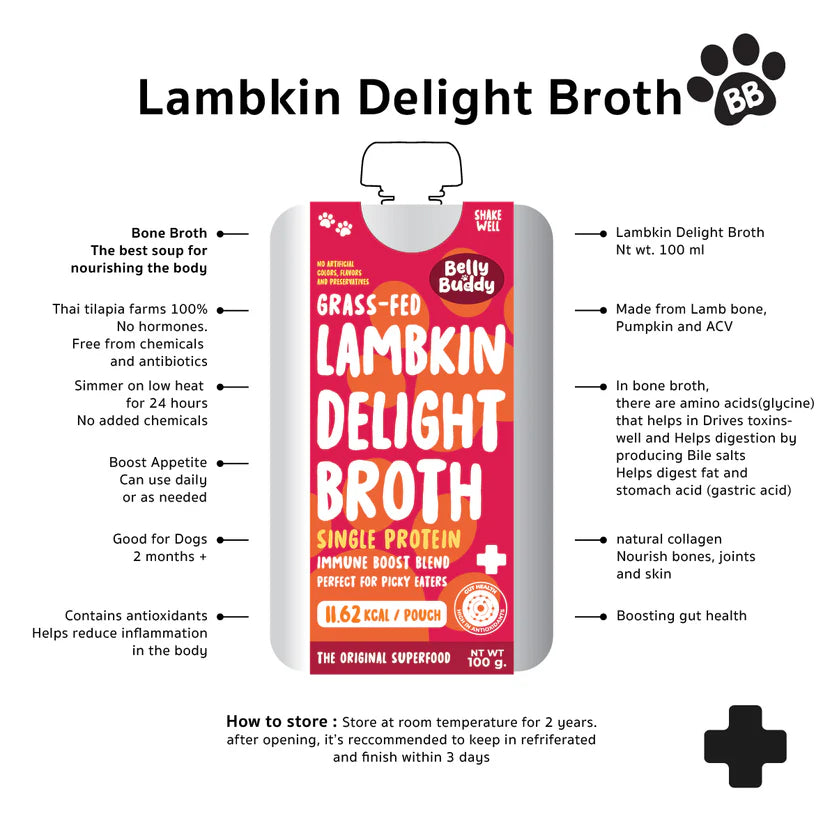 Lamb & Pumpkin Bone Broth