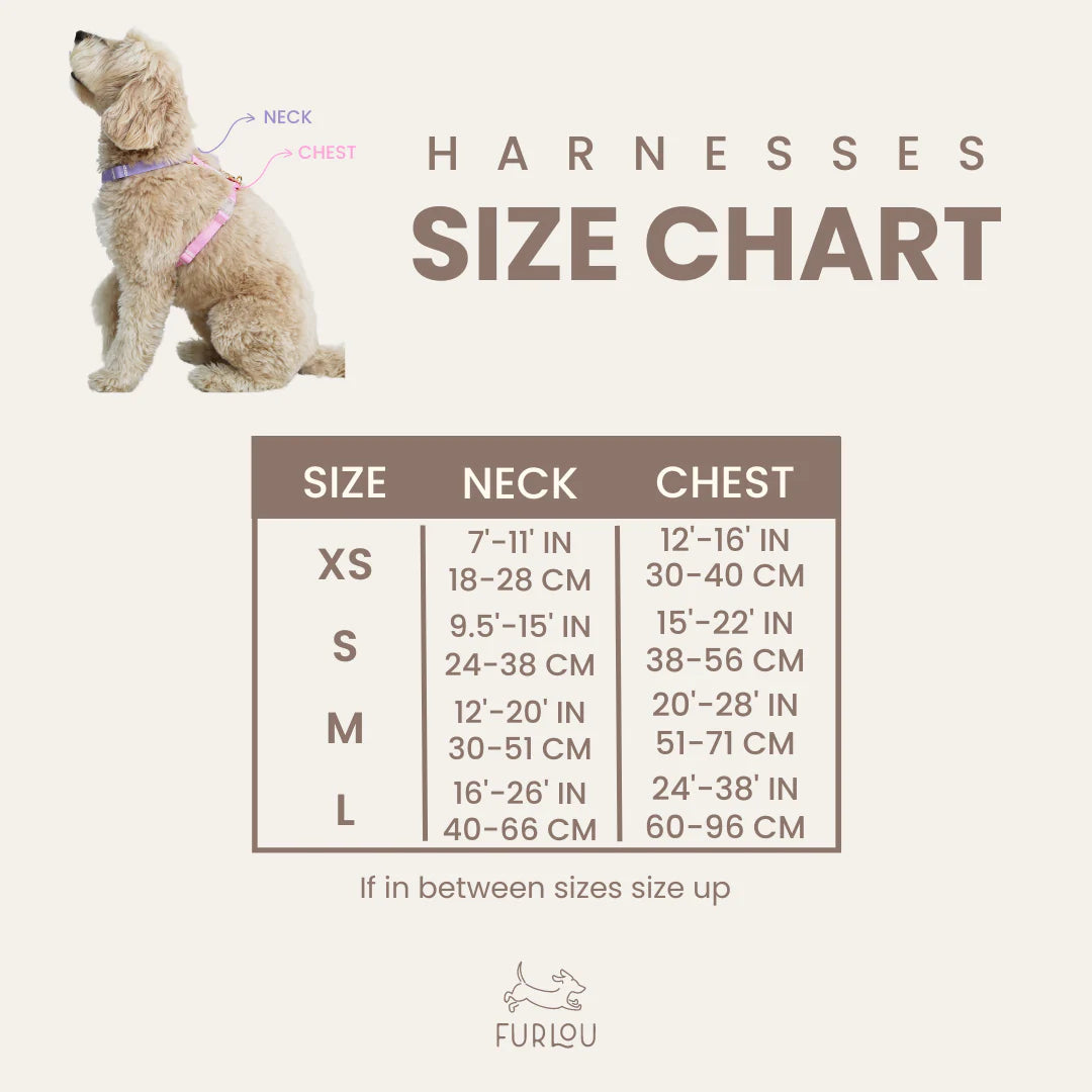 Dog Harness | Lavender and Pink