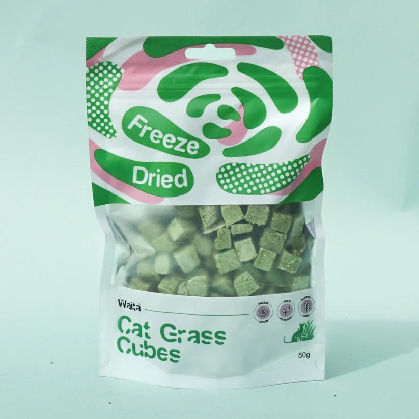 Freeze-Dried Cat Grass Cubes