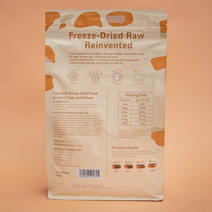 Freeze Dried Complete Chicken Recipe for Cats