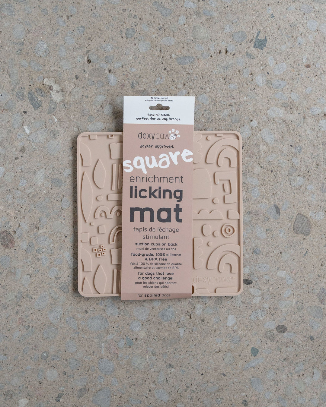 Nude Square Enrichment Lick Mat