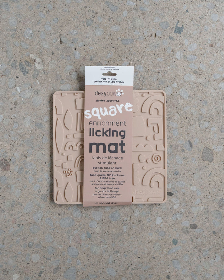 Nude Square Enrichment Lick Mat