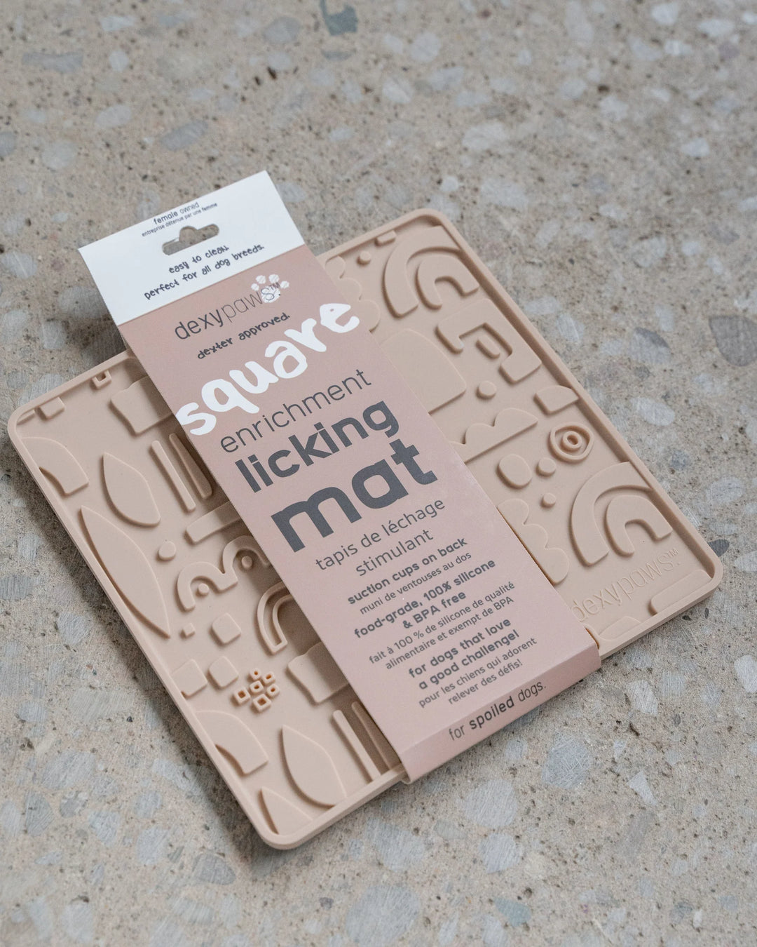 Nude Square Enrichment Lick Mat