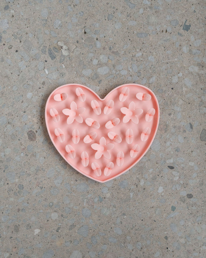 Blush Pink Heart Enrichment Snuffle Mat