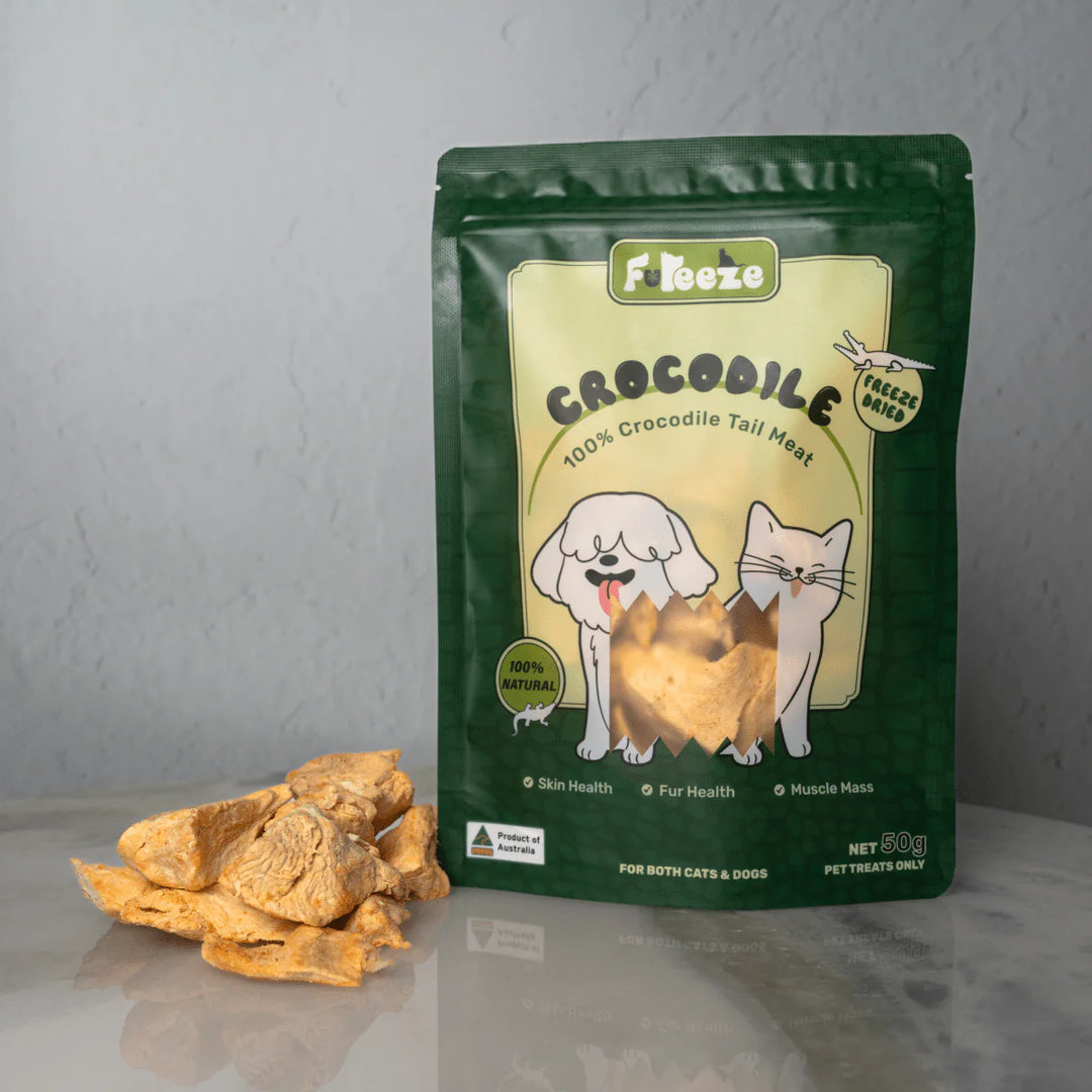 Freeze Dried Crocodile Meat