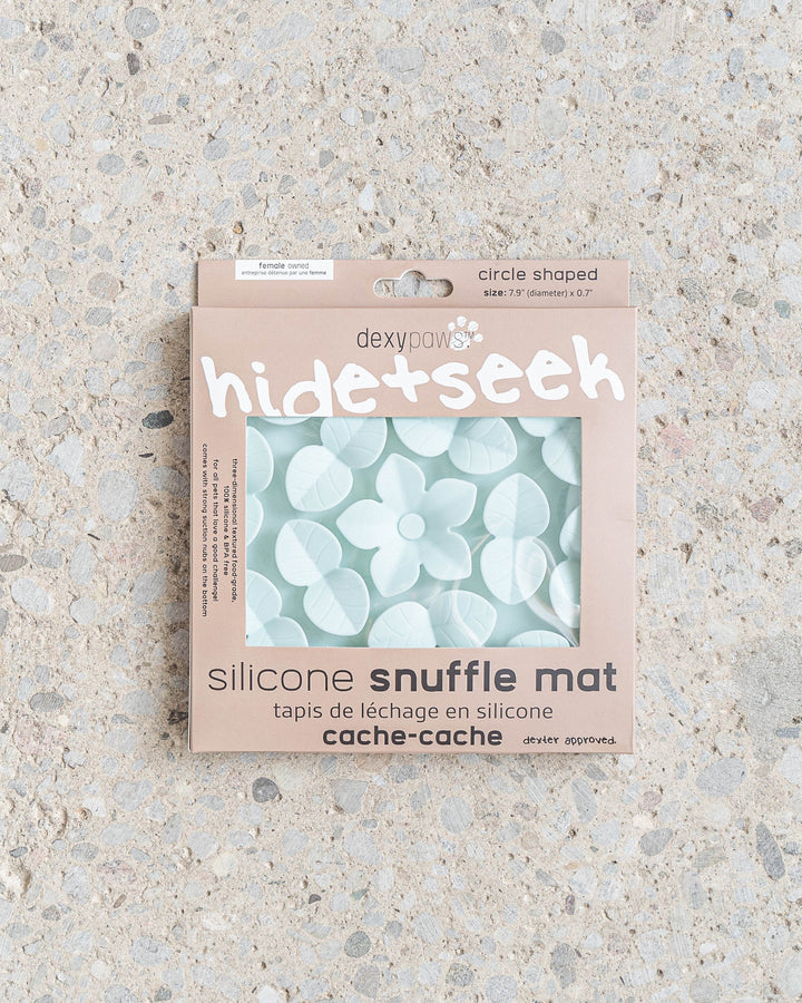 Sky Blue Circle Enrichment Snuffle Mat