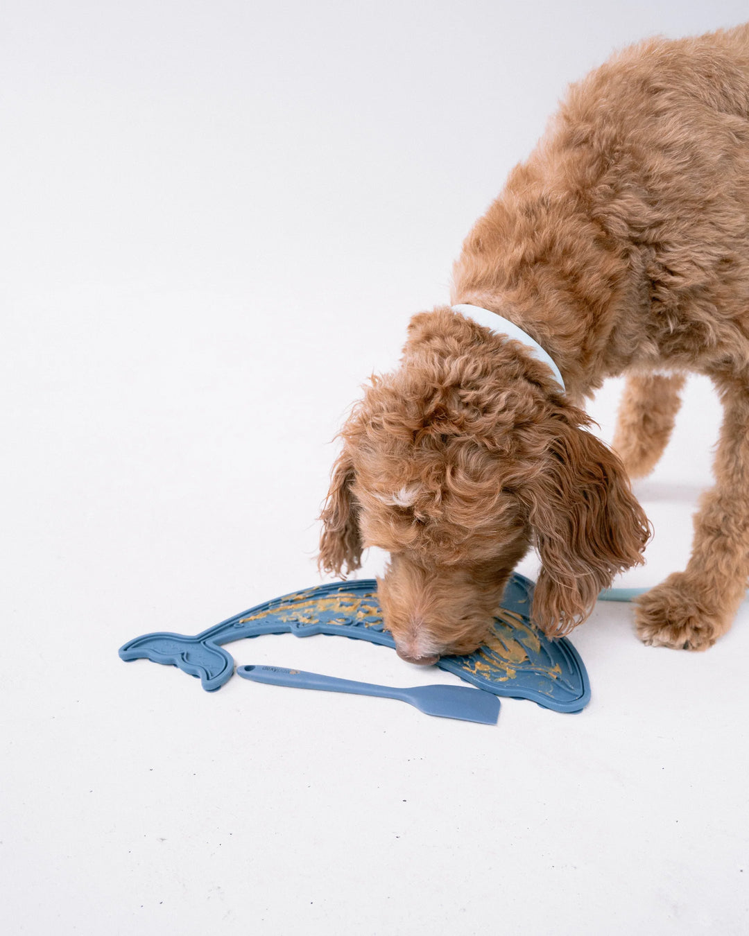 Camping Edition: Large Whale Enrichment Lick Mat with Spatula Set