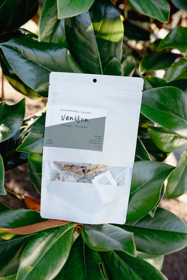 Ground Venison | Freeze-Dried Dog + Cat Treat