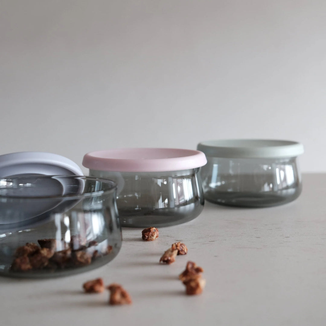 Tinted Glass Treat Jar